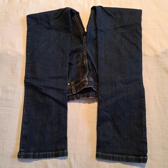 L.L. Bean boys size 14 darker wash jeans, adjustable waist, VGUC - Picture 5 of 8